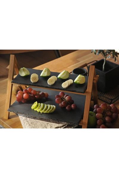 Bambum Taşev Domingo Two Tiers Presentation Stand