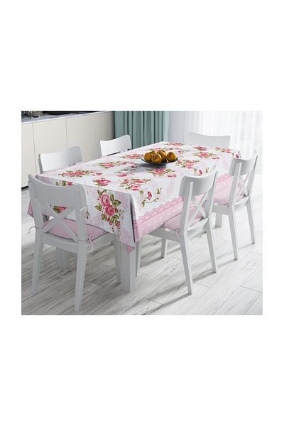 Realhomes Digital Printed Stain Resistant Tablecloth - 140 X 180 cm