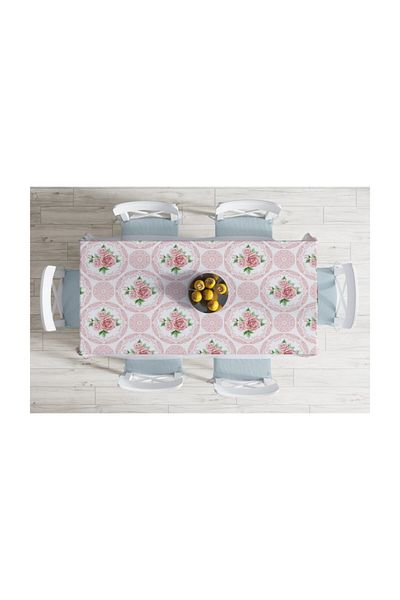 Realhomes Față de masă cu design special imprimată digitală rezistentă la pete-140x220cm