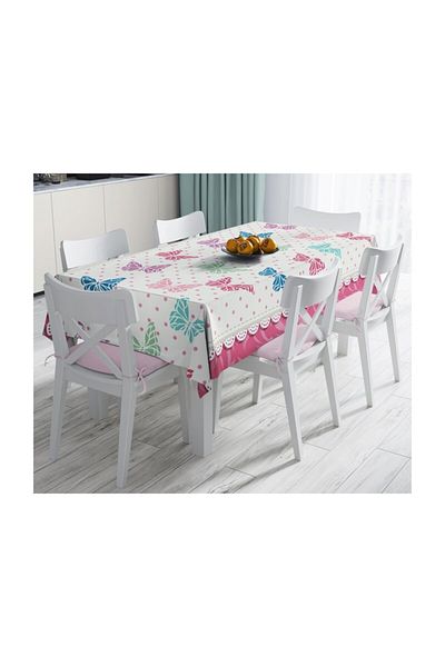 Realhomes Special Design Digital Printed Stain Resistant Tablecloth-140x220 cm
