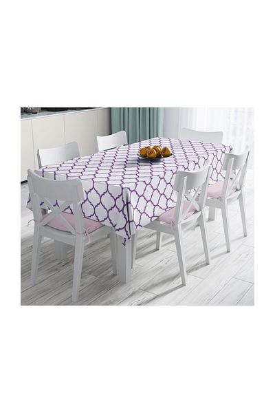 Realhomes Fata de Masa Moderna Imprimata Digitala Cu Motiv Ogea Color Mov-120x140 cm