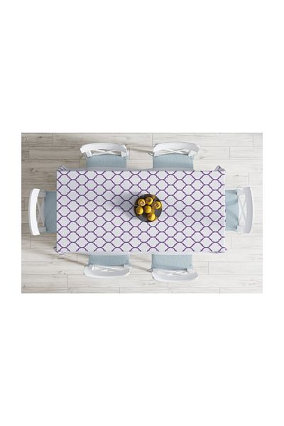 Realhomes Fata de Masa Moderna Imprimata Digitala Cu Motiv Ogea Color Mov-120x140 cm