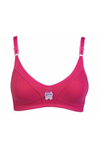 Ebru Γυναικείο χτενισμένο βαμβακερό σουτιέν εφέ σύσφιξης 1001