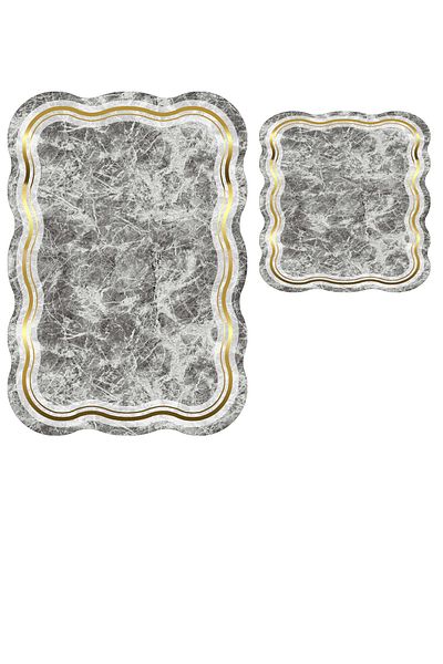 Alanur Home Σετ μπάνιου Alanur Rose Laser Cut 2 τεμαχίων St 210202 gl