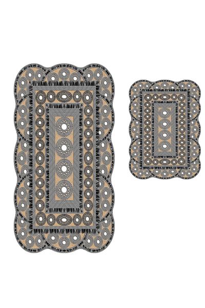 Alanur Home Set de baie din 2 piese Alanur Sümbül tăiat cu laser St 210177 gr