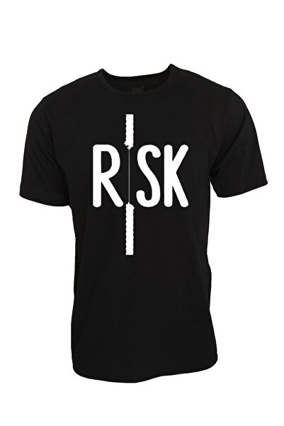 Raf Coll Unisex Štampano Crna kapuljača T-shirt