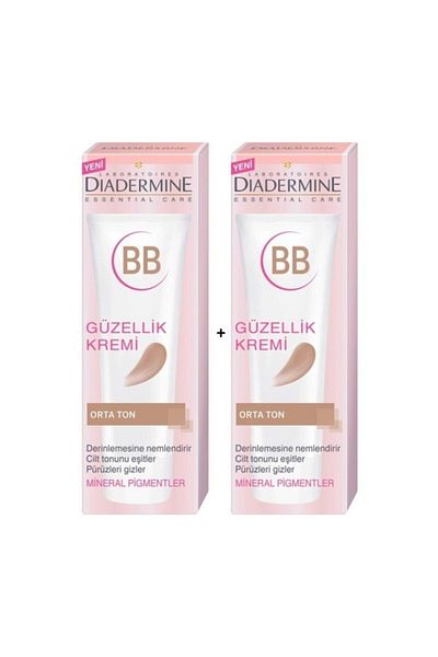Diadermine Essentıals Bb Cream Medium Tone 50ml * 2 Pieces