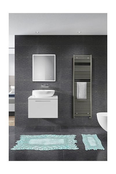 Alanur Home Σετ μπάνιου Alanur Yıldız Laser Cut 2 τεμαχίων St 210161 mv