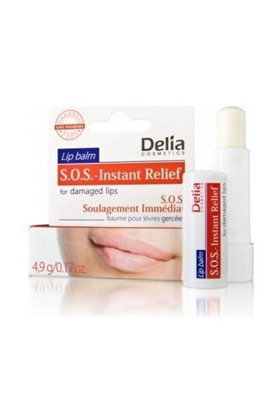 Delia S.O.S Lip Balm - Elegant and Convenient