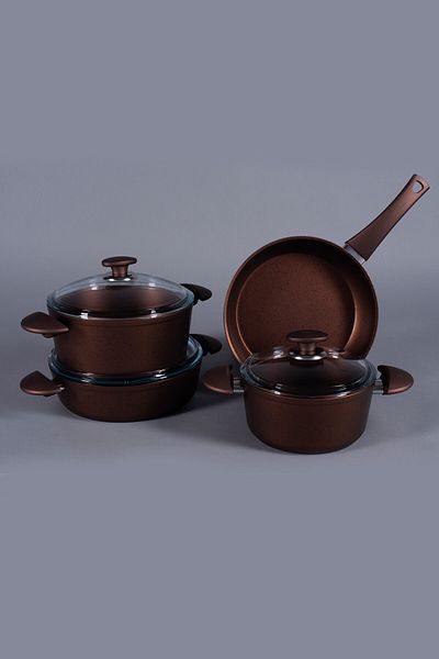 Porland Santino Bronze Cookware Set 7 Pieces