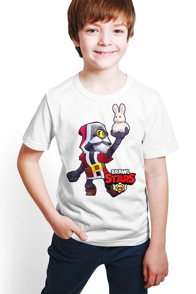 ACR Giyim Brawl Stars - Orz - Tricou alb imprimat digital E-01