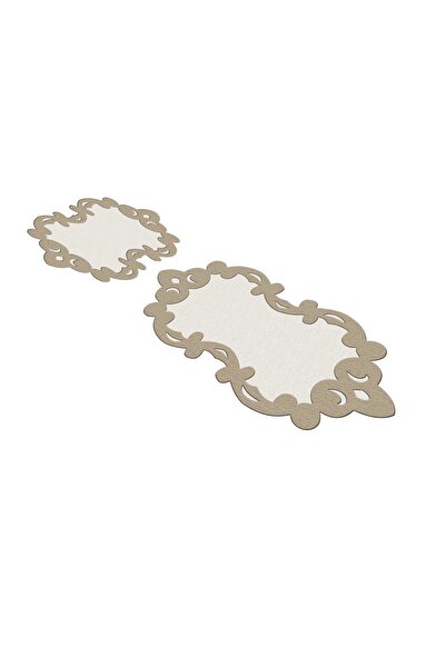 Alanur Home Σετ μπάνιου Papatya Laser Cut 2 τεμαχίων St210fg416gr