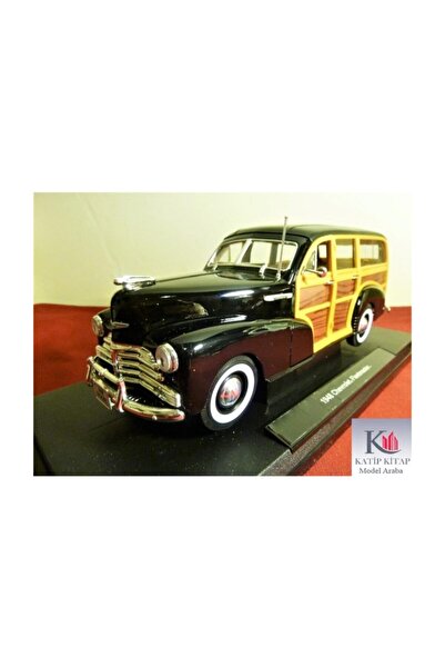 WELLY 1948 Chevrolet Fleetmaster 1:18 Kahverengi Model Araba