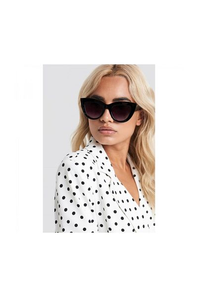 Makro Optik Cat Eye Thick Framed Special Design Women's Sunglasses