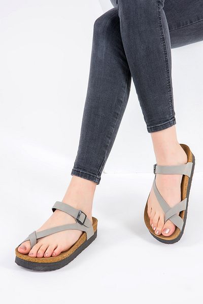 Fox Shoes Gray Women's Slippers B777753002