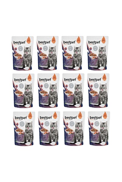 Bestpet Best Pet Pouch Somonlu Kedi Konservesi 85gr X 12 Adet