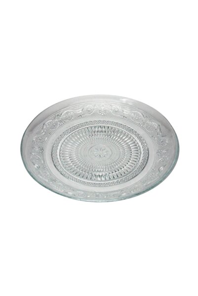 Vidrex Sapphire 6-Piece Glass Cake Plate