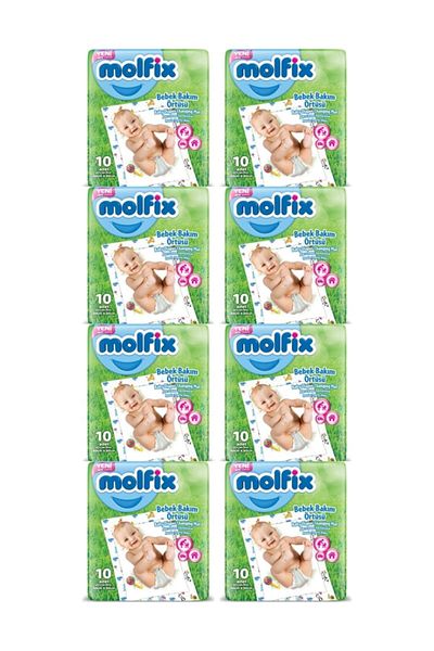 Molfix Baby Care Cover 60x60cm 10X8:80 Pieces