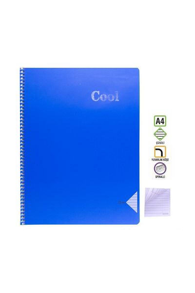 KESKİN COLOR Caiet Sharp A4 72 Yp. Spr în dungi. pp. Kpk. Cool Blue