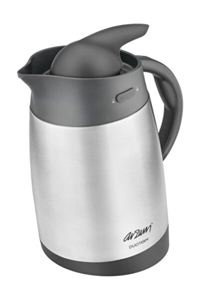 Arzum AR721 Duoterm 2lt Yuvarlak Çift Hazneli Termos - Çelik