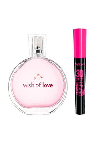 AVON Wish Of Love Kadın Parfüm Edt -50ml + Effect Maskara 10 Ml