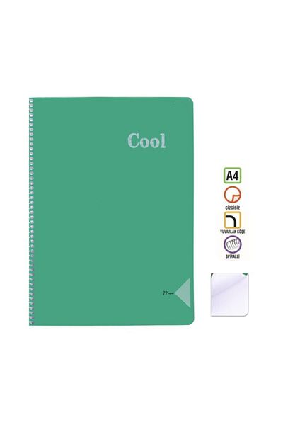 KESKİN COLOR Caiet Sharp A4 72 Yp. Neîncrustat (drept) Spr. pp. Kpk. Cool Green