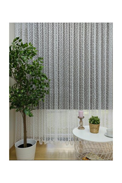 Esse Home Perdea din tul cu model sportiv, 200x260, pliuri rare, 1/2