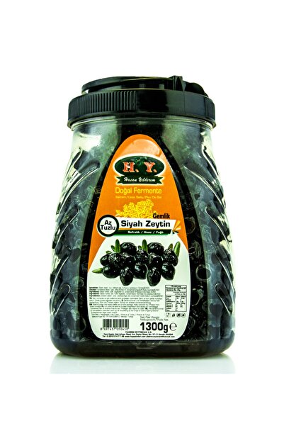Hakan Yıldırım Az Tuzlu Siyah Zeytin 1300 gr