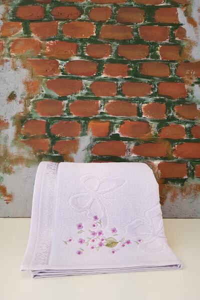 Özdilek Jasmin 4-панельний рушник білий - ліловий