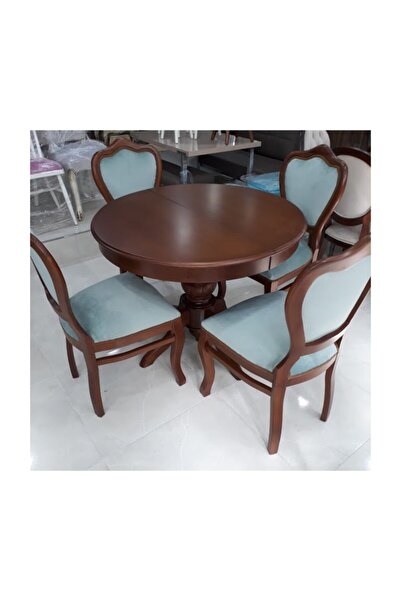 Moon Yuvarlak Masa Takımı-baba Ayak