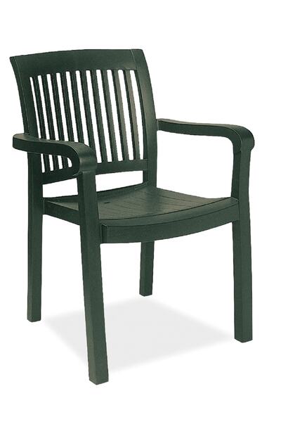 Papatya Mistral Koltuk Yeşil - Plastik Bahçe Balkon Sandalyesi