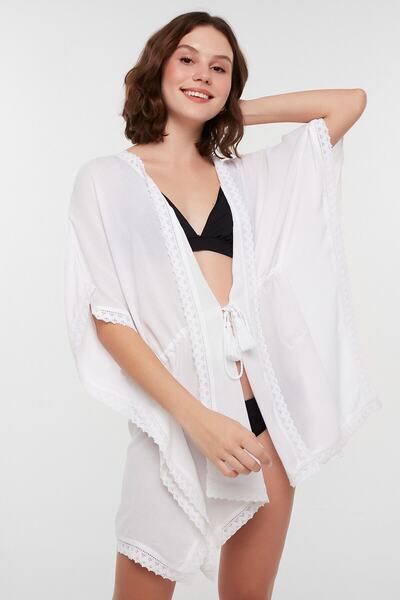 Penti Women's Off-White Cute Kimono