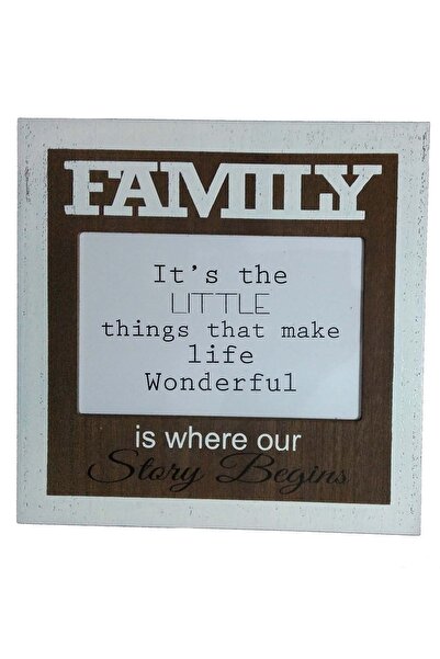 Gold Dekor Wooden Family - Picture Frame