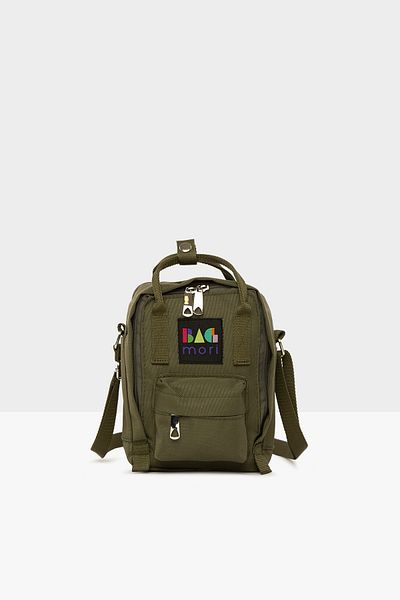 Bagmori Khaki Women's Cross Square Parachute Mini Bag M000004373