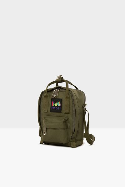 Bagmori Khaki Women's Cross Square Parachute Mini Bag M000004373