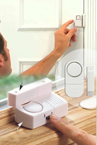 Vip Home Concept Kapı Pencere Alarmı 1 Adet Güvenlik Sistemi Yüksek Ses Piller Dahildir