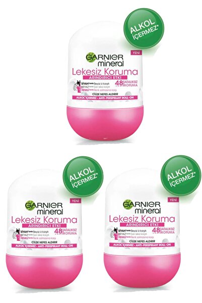 Garnier 3'lü Set Anti Perspirant Kadın Roll-on Deodorant Lekesiz Koruma 50 ml...
