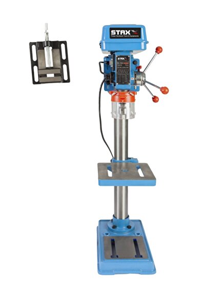 STAXX POWER Pro Sütunlu Matkap Tezgahı + Mengene 750 w 16 mm 29 kg
