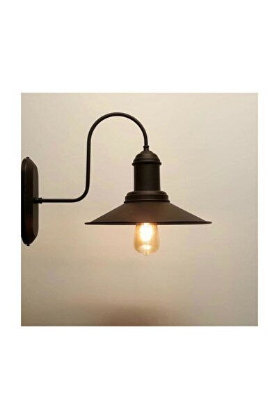 RİOLİGHT Retro Siyah Metal Aplik