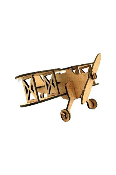 Marka Iş Teknik 3d Ahşap Maket Uçak
