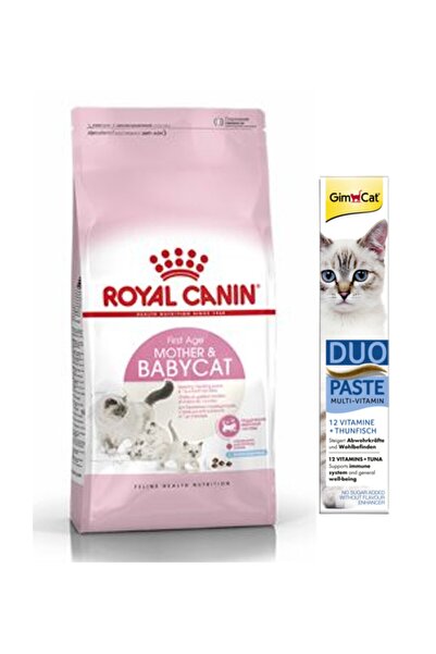 Royal Canin Mother& Babycat Anne & Yavru Kedi Kuru Maması 2kg + Gimcat Duo Pa...