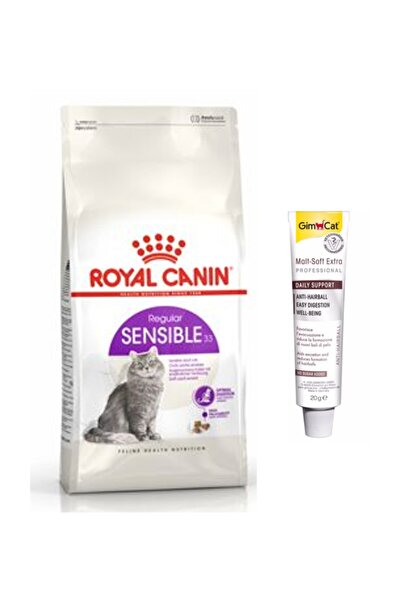 Royal Canin Sensible 33 Sindirim Hassasiyeti Kedi Kuru Mama 2 Kg + Gimcat Ant...