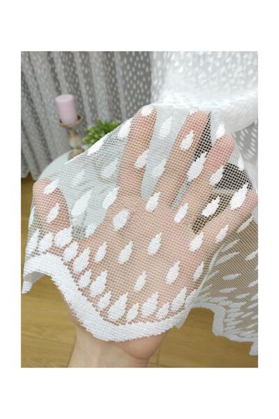 Esse Home Perdea din tul cu model sportiv, pliuri rare, 1/2 100x260 cm