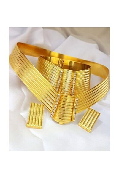 TAKI TASARIM Trabzon Set Altın Kaplama