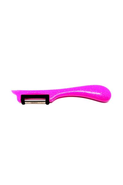 Solingen Pink Side Glitter Peeler Shoe Powerful Model