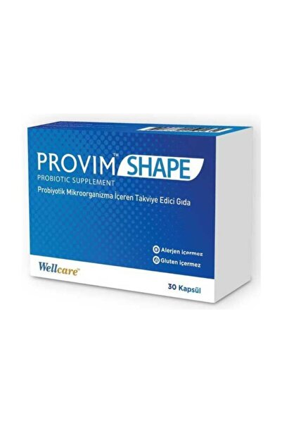 Genel Markalar Provım Shape Probiyotik Mikroorganizma 30 Kapsül Well Care