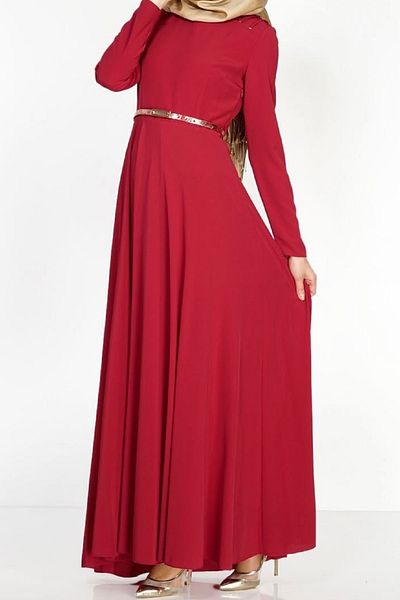 YILDIZ Women's Flared Skirt Dress
