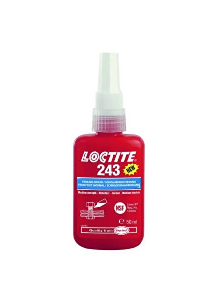 LOCTİTE 243 Orta Mukavemetli Civata Sabitleyici 50ml