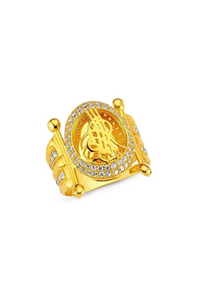 BİLEZİKHANE Tuğralı Altın Yüzük 5.35 Gram