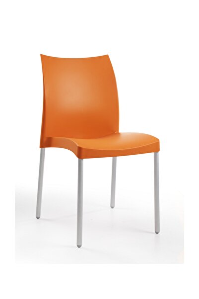 Papatya Marvel Sandalye - Alüminyum Ayaklı Bahçe Mutfak Balkon Sandalyesi -Tu...